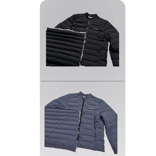 Acne Studios - Lightweight Technical Down Jacket - Black/ Grey