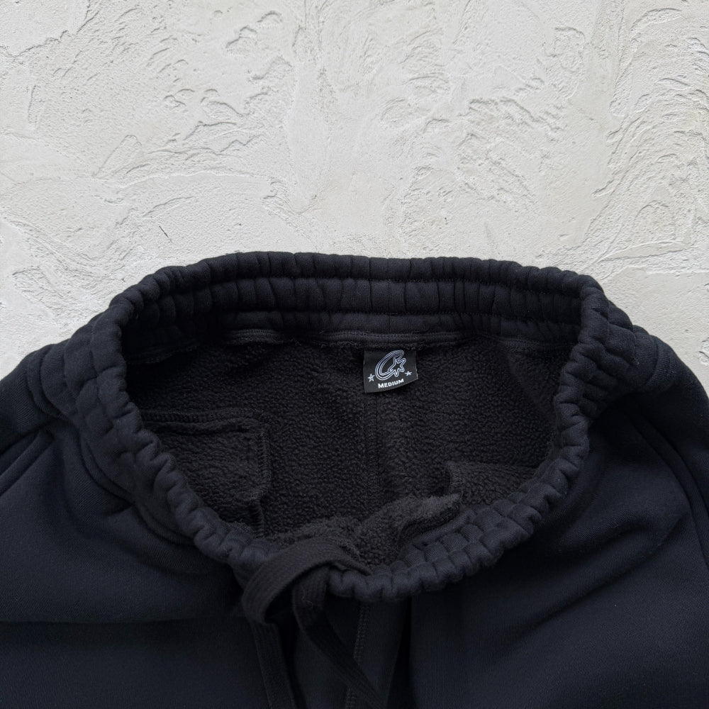 Arch Shield Zip Hoodie/ Sweatpants/ Set 'Black' - Corteiz