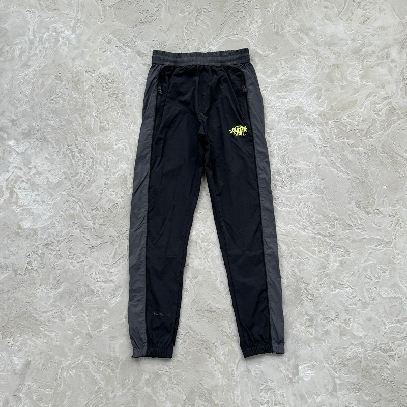 Syna World ‘Syna Logo Shell Tracksuit' - Black/Grey/Yellow