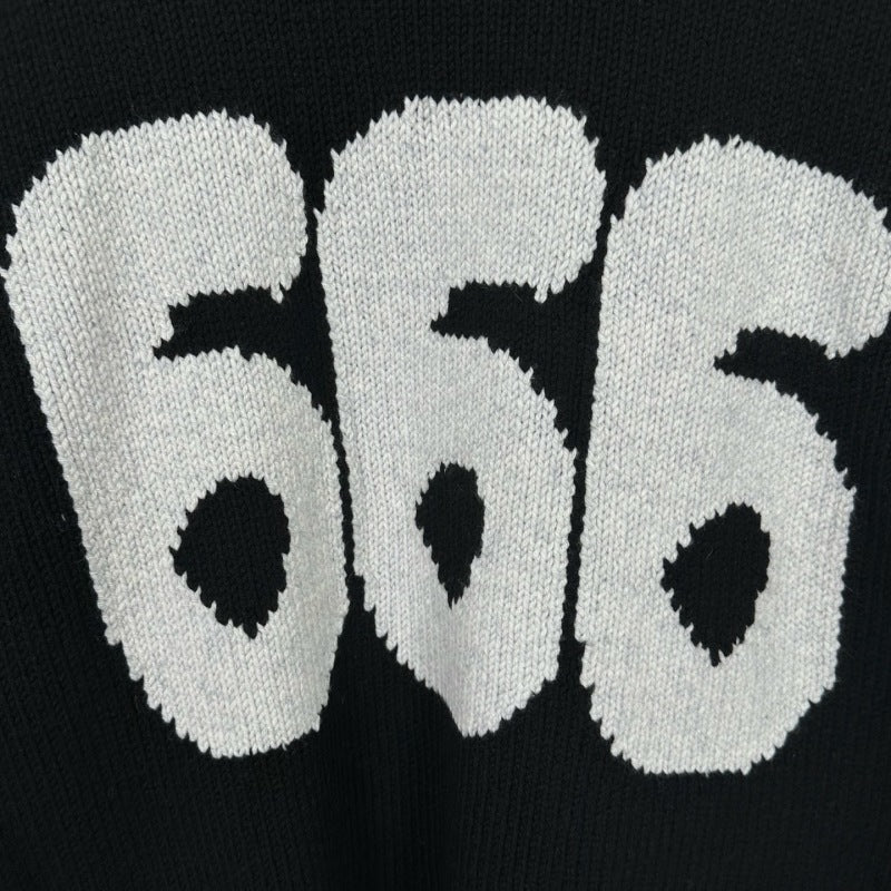 Sup. Y’s 666 Intarsia Sweater