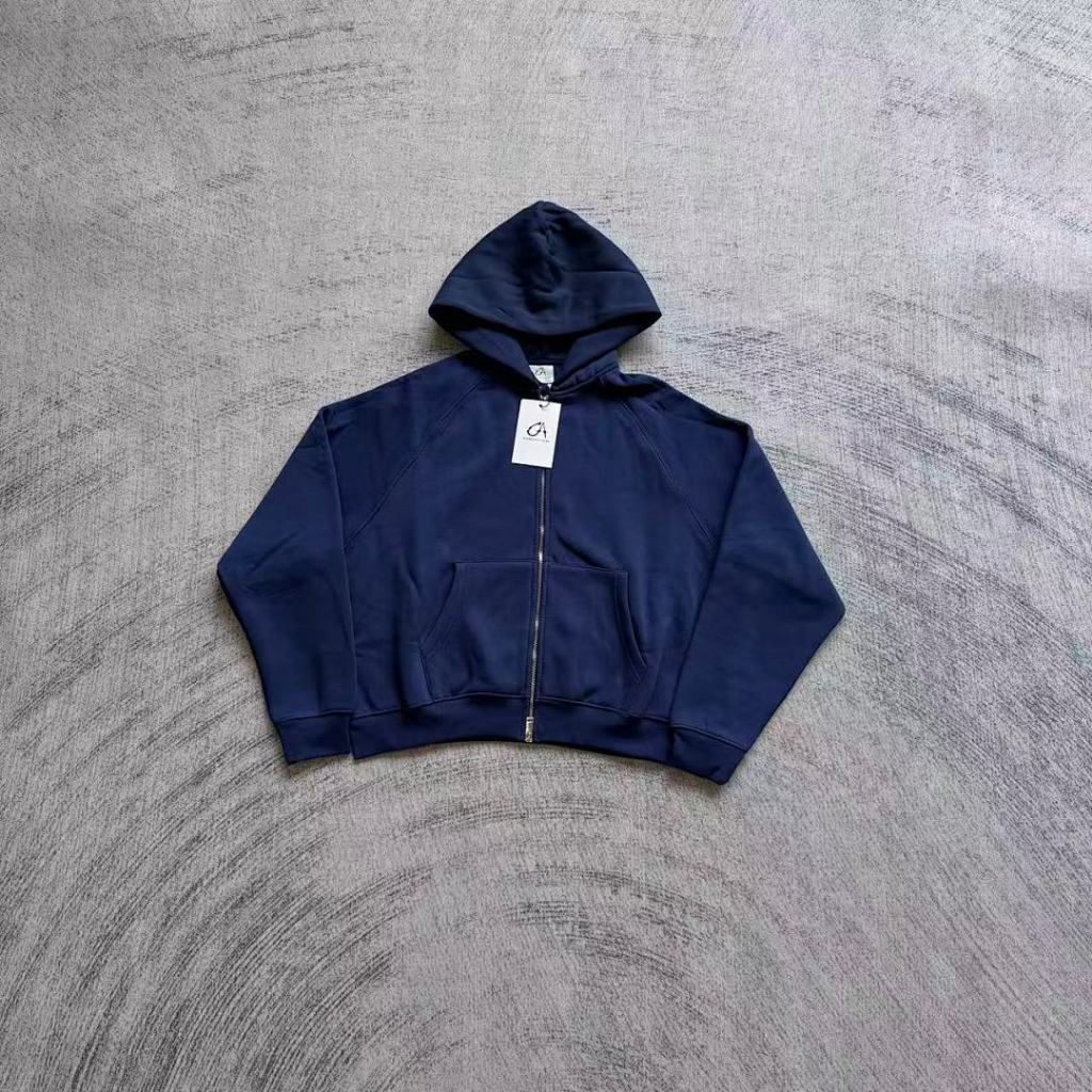 Garms Affiliated  - SIGNATURE ZIP-UP HOODIE / SWEATPANTS / TRACKSUIT - NAVY