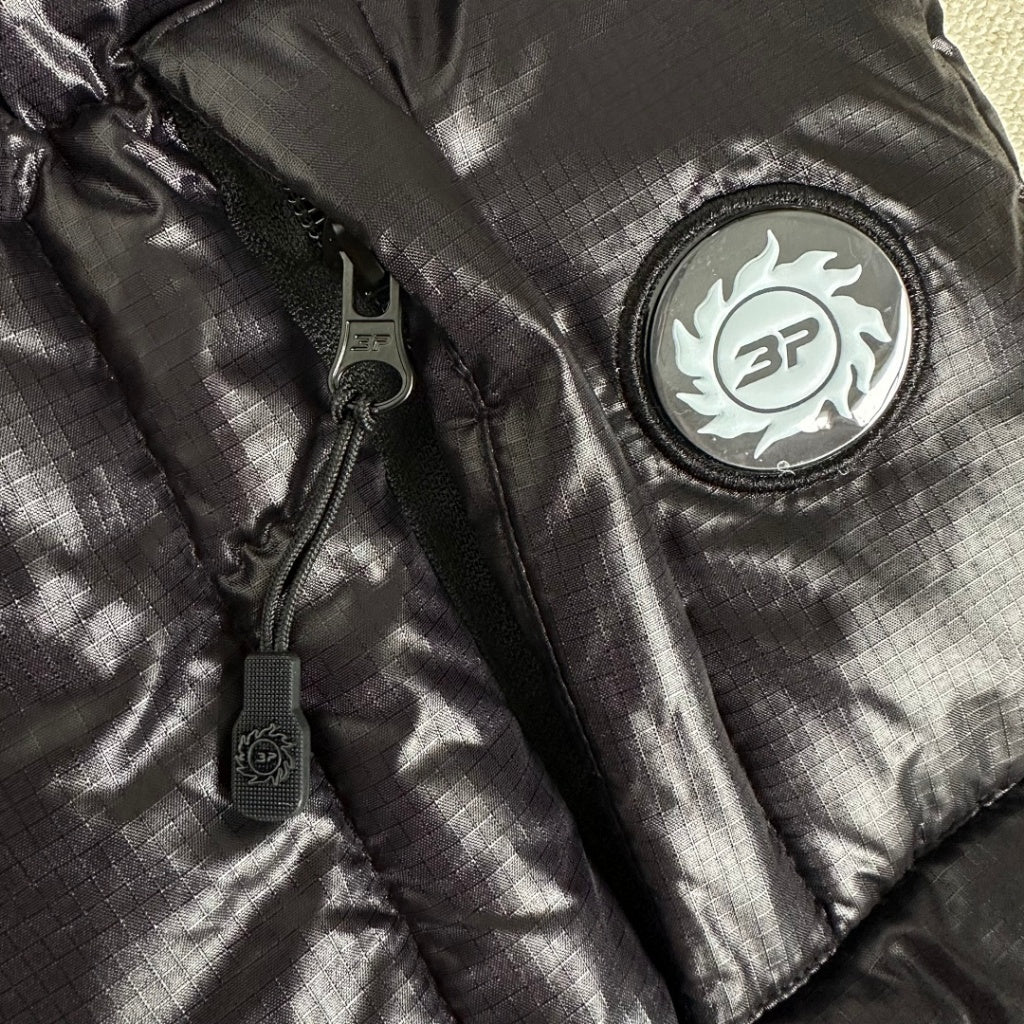 Broken Planet Puffer Jacket [SNOW CAMO/BLACK/SKY BLUE]