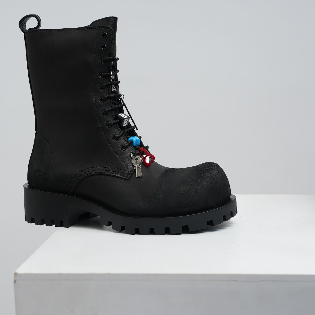 BAL Hummer Lace-up Boots [Black]