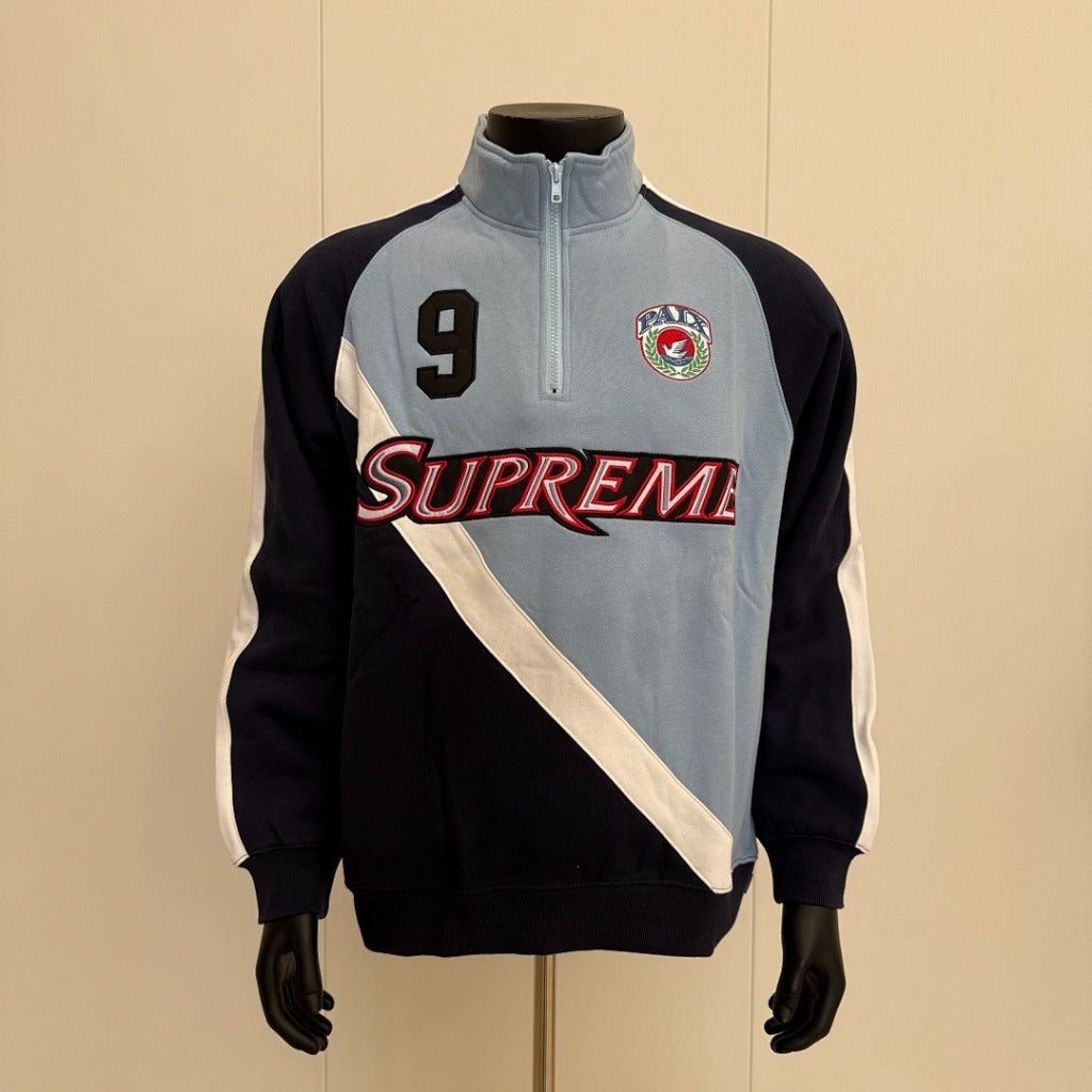 Equipe Half Zip - Sweatshirt / Shorts / Set - Light Blue - Supreme