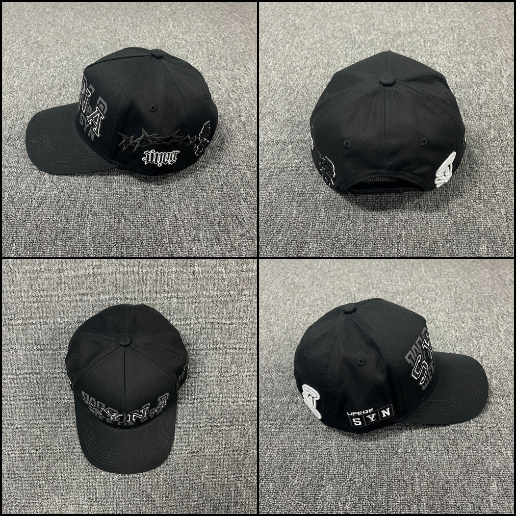 SYNAWORLD STAR - CAP - BLACK/ BROWN