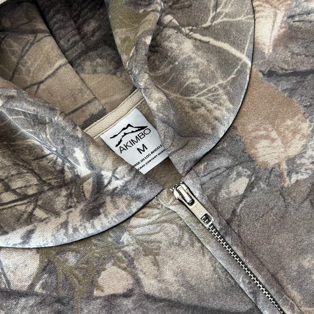 AKIMBO ZIP-UP HOODIE - REALTREE CAMO