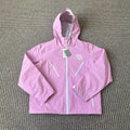mertra - Monogram Shell Jacket (Pink) - Water sensitive monogram pattern effect