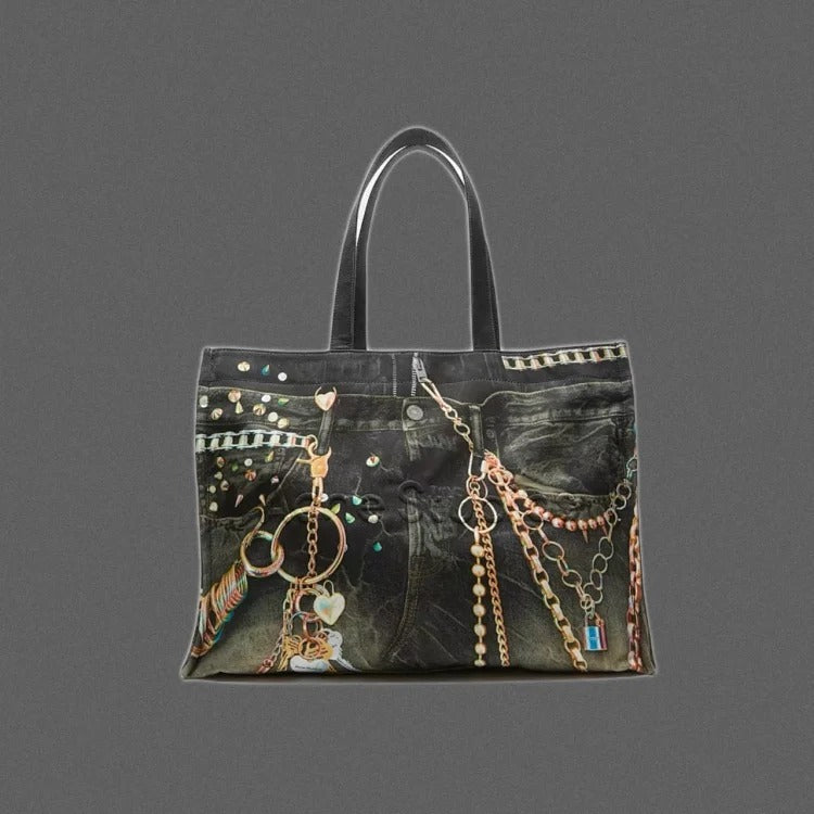 Acne Studios - Logo tote - Year of the Horse (Trompe L'oeil)