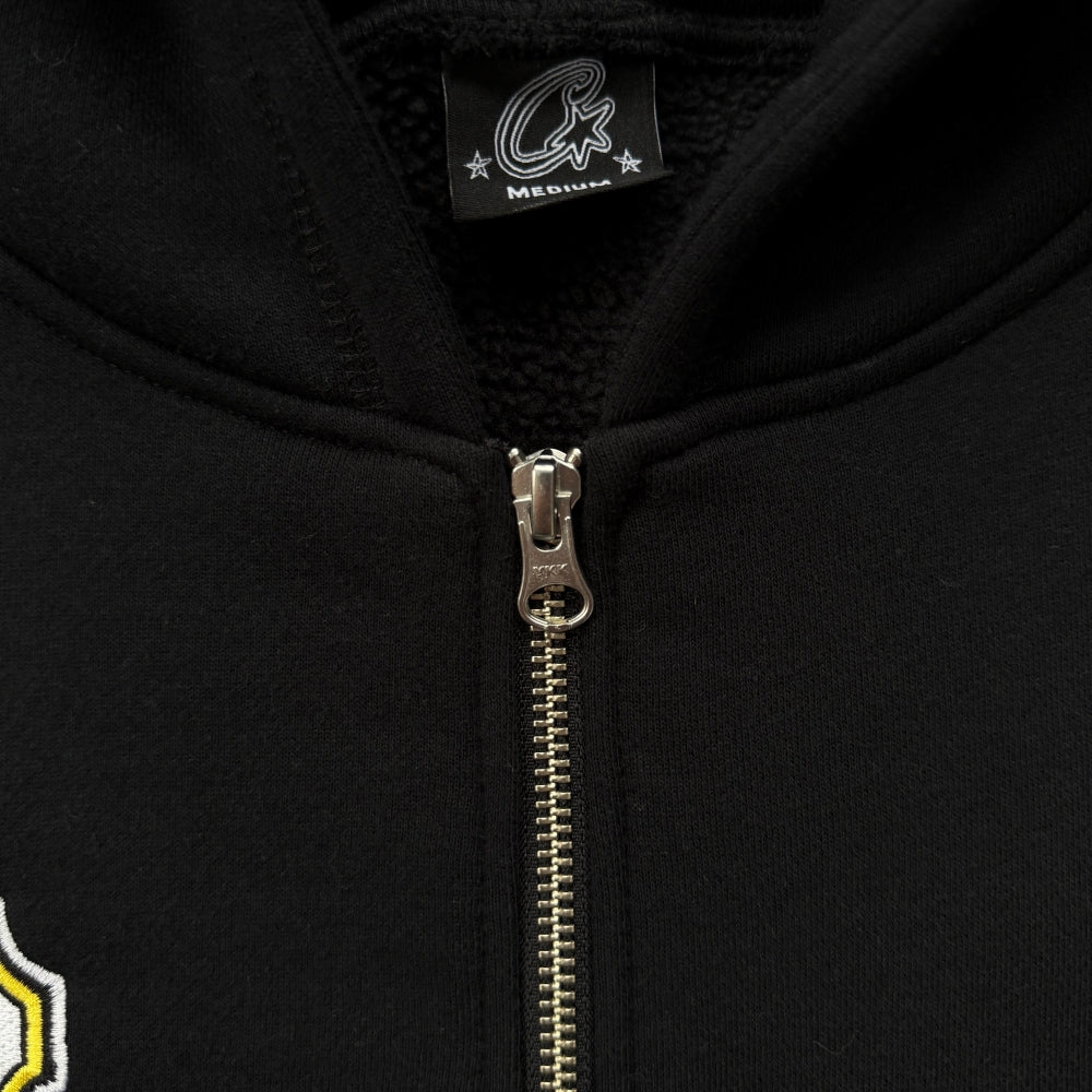 Arch Shield Zip Hoodie/ Sweatpants/ Set 'Black' - Corteiz