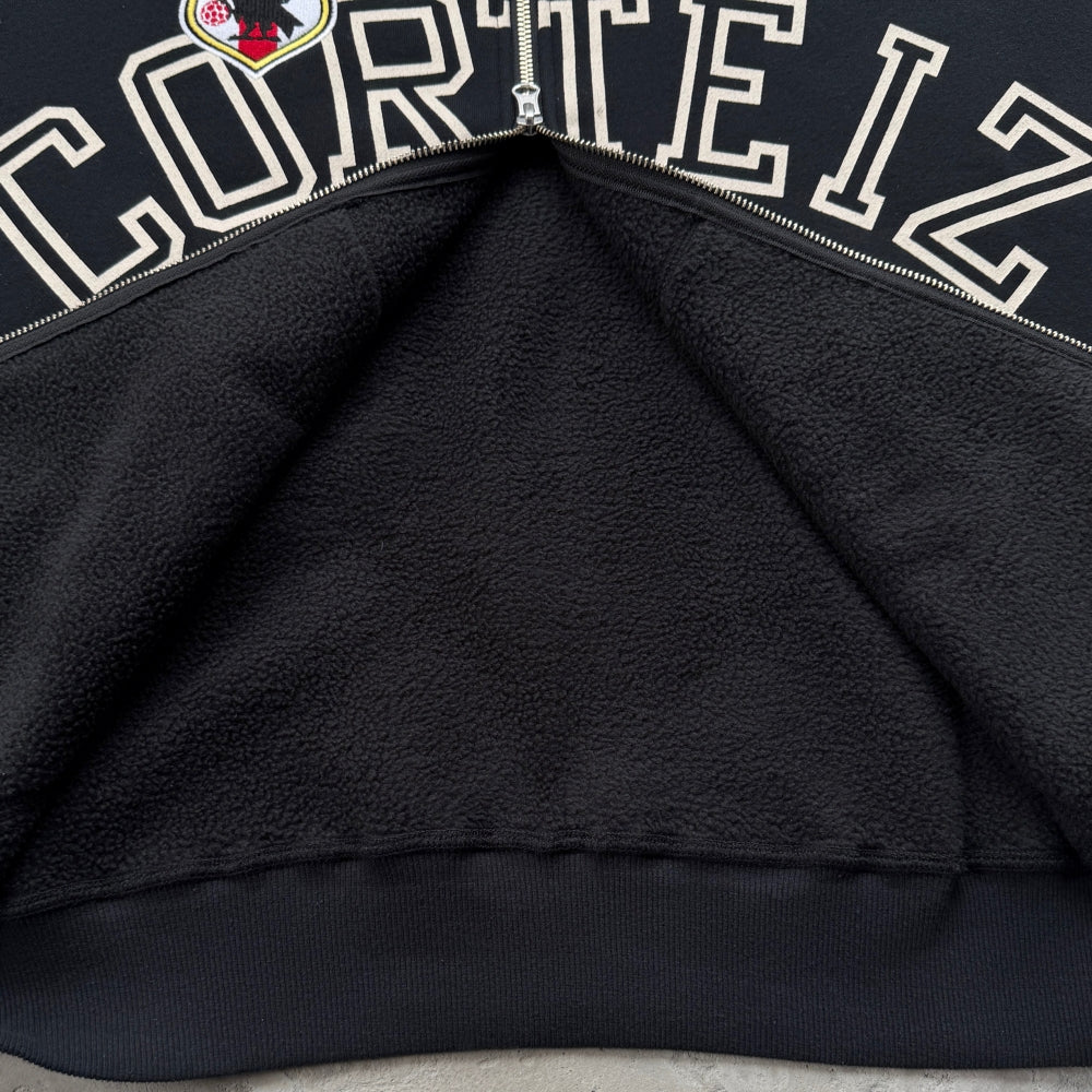 Arch Shield Zip Hoodie/ Sweatpants/ Set 'Black' - Corteiz