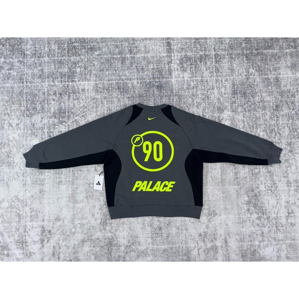 PLC x Nike Total P90 Crew Sweatshirt - Grey/Grey Marl/Black [100% Brand New In Plastic]