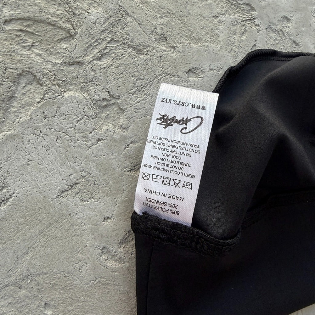 LITEWORKY CAP/ Skull Beanie - Corteiz [Black/Black Logo/Grey/Blue]