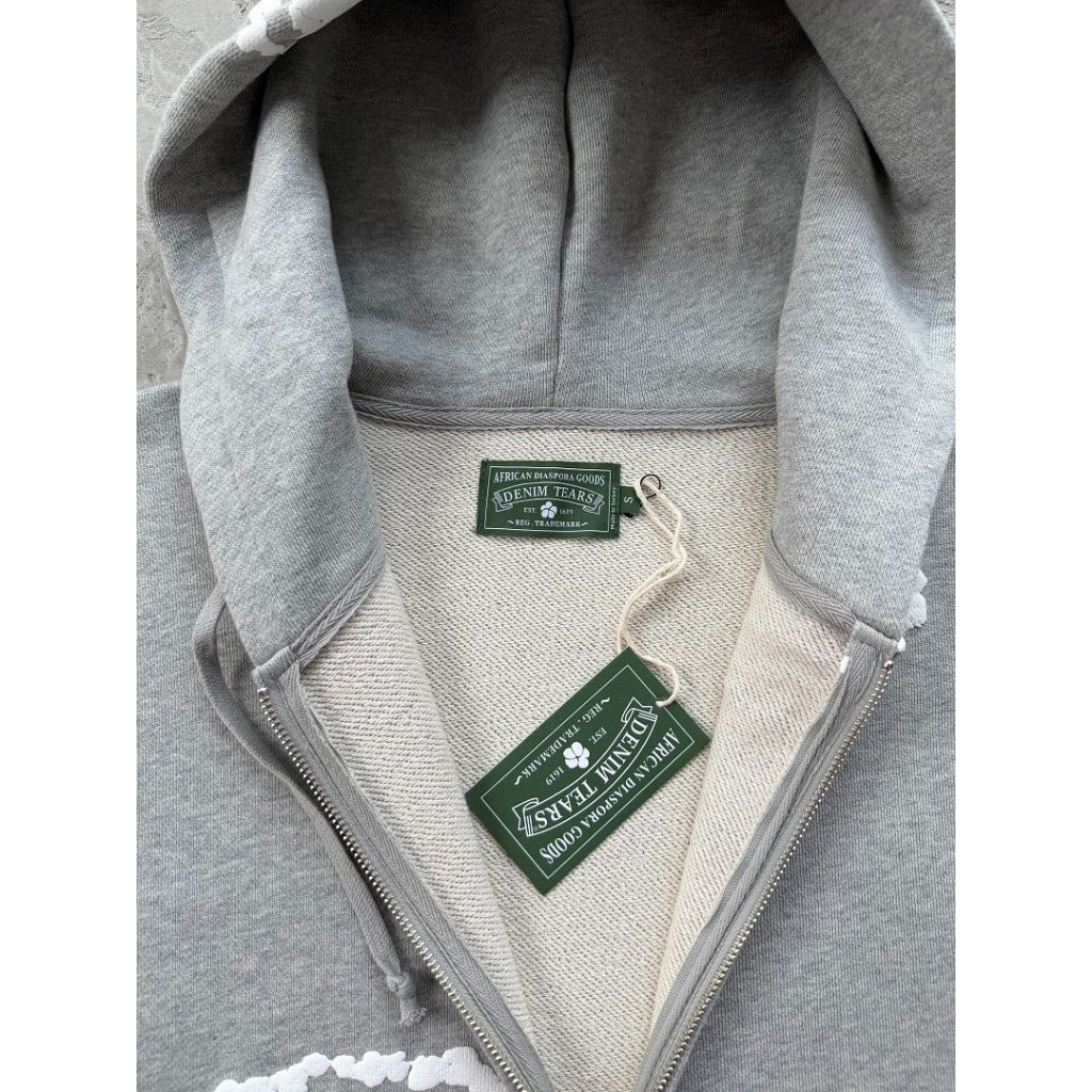 DNM TRS X CRTZ - COTTON WREATH ZIP-UP & PANTS - GREY