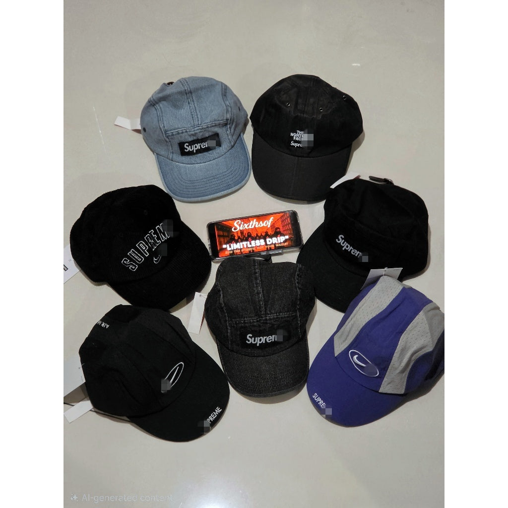 Cap Collection - 5 Panel/6 Panel/Fitted/Snapback/Camp - All Seasons - S.U.P