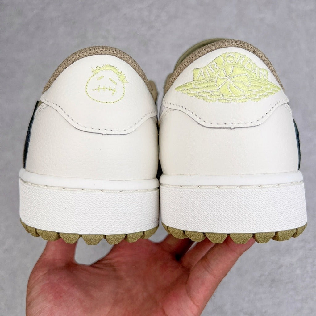 Travis Scott x Air Jordan 1 Low Golf 'Neutral Olive' FZ3124-200