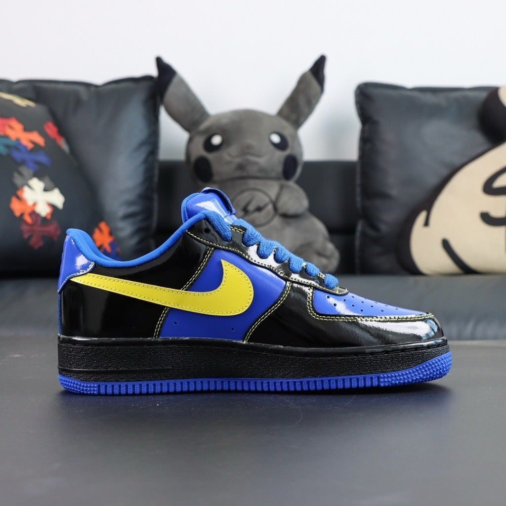 Central Cee x SYNA WORLD x Nike Air Force 1 Low "Black Optic/Yellow/Racer Blue" (Friends & Family) [ IQ1402-010]