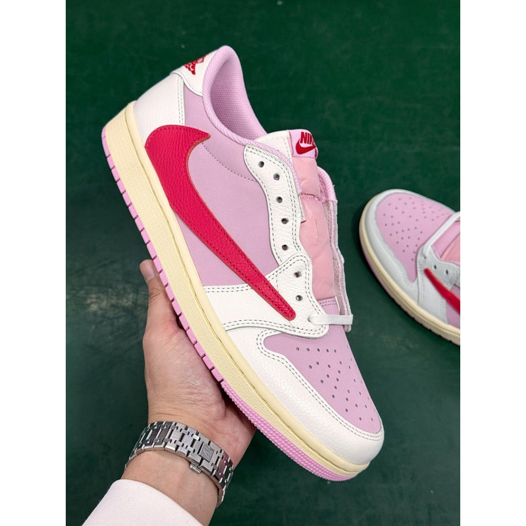 Travis Scott x Air Jordan 1 Low “Pink Pack” - Tropical Pink