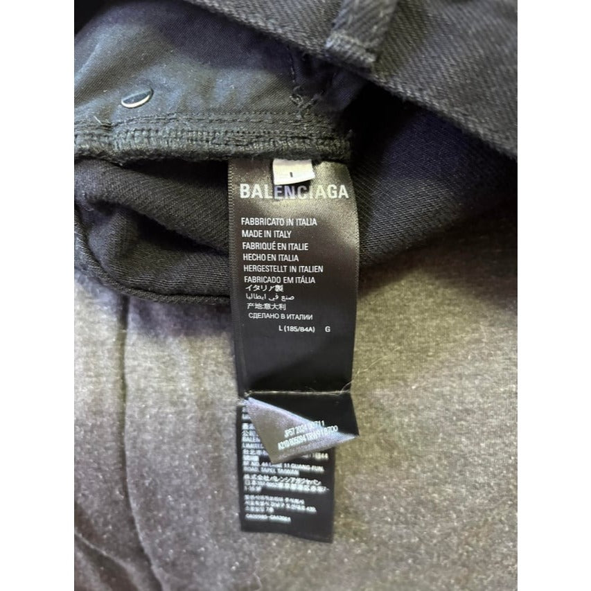 cut-up baggy jeans - Balenciaga