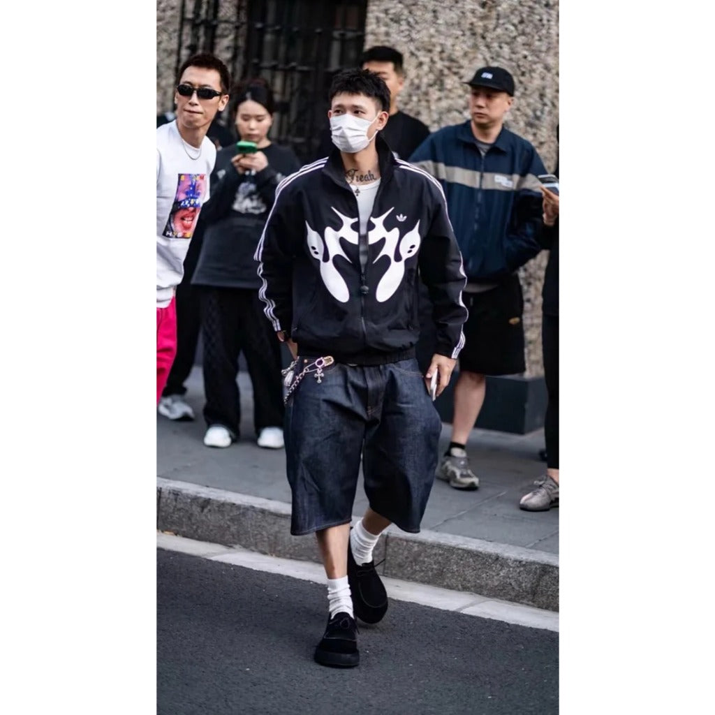 adidas Originals x OFFGOD Firebird Unisex Jacket Black