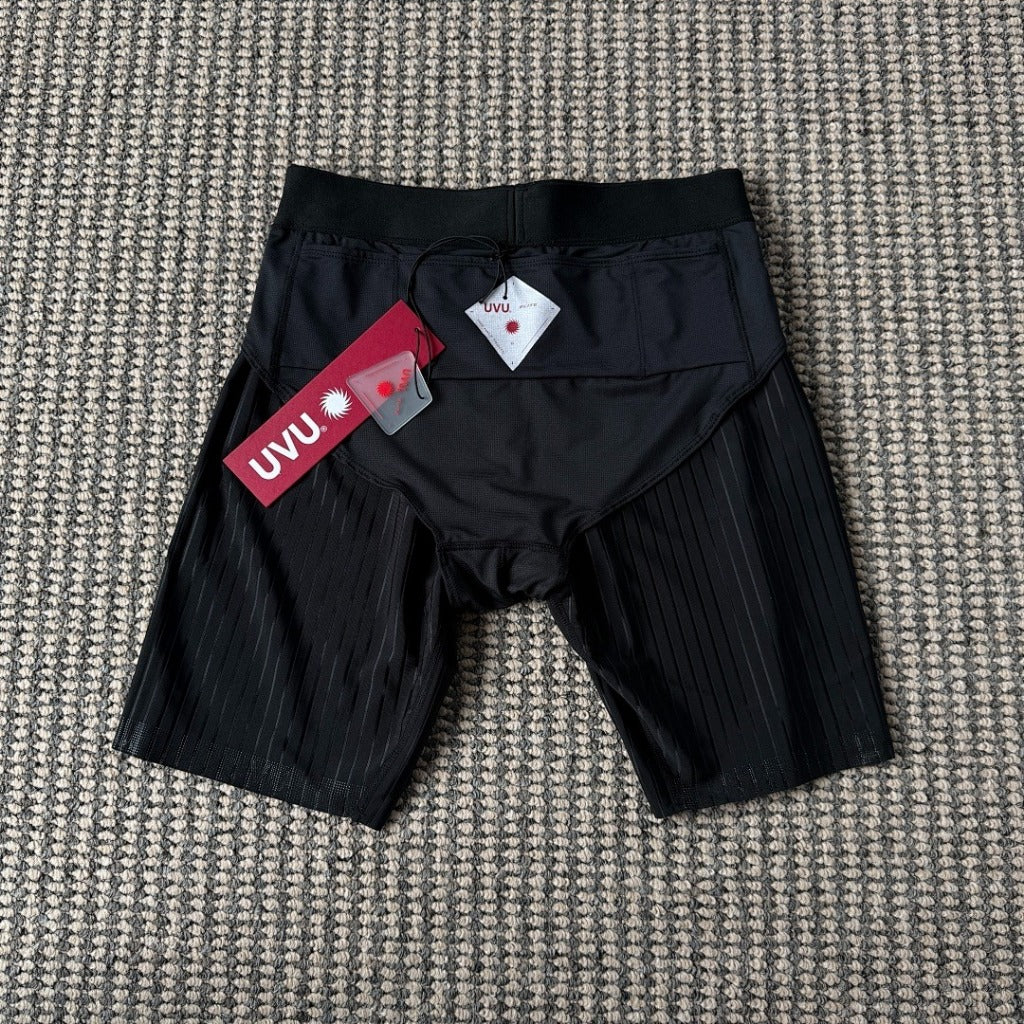 UVU Running - Elite Half Tight Black Gray