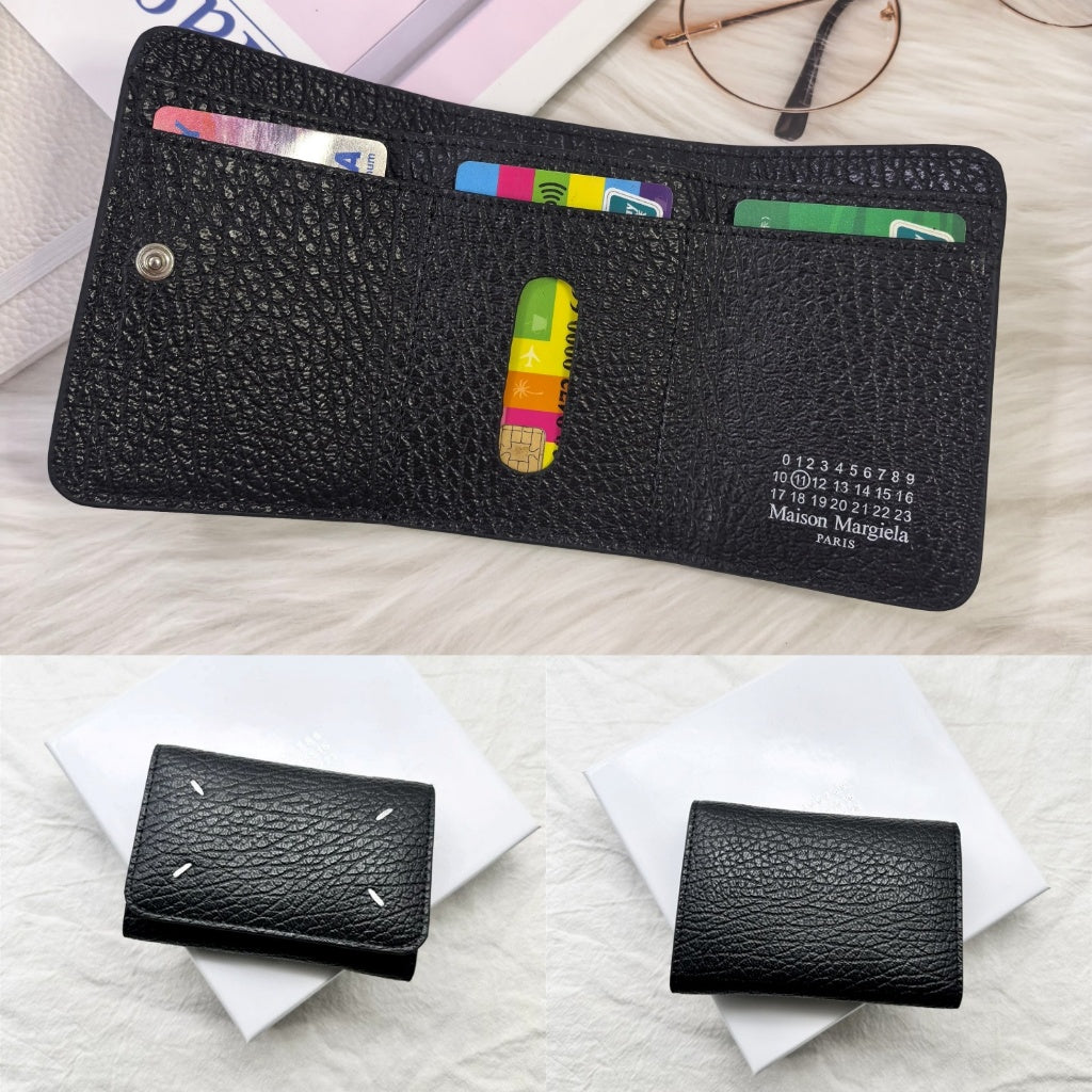 Maison Margiela Four-Stitch Leather Card Holder & Wallet (All Types)