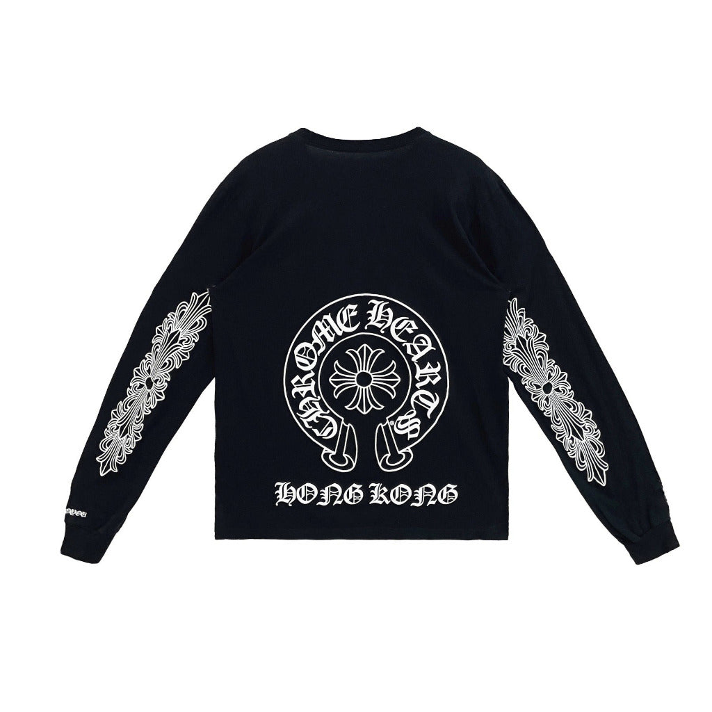 Chrome Hearts - Hong Kong Exclusive Horseshoe Long Sleeve T-Shirt Tee