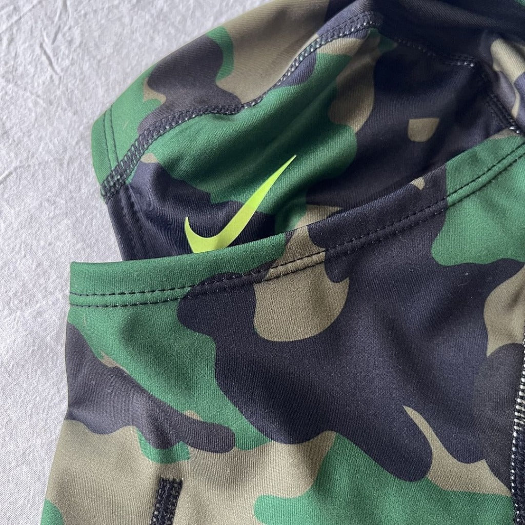 Nike Pro Combat HyperWarm Hood Balaclava [Green Swoosh]
