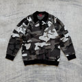FW25 SP. Small Box Polo Knit Sweater - Snow Camo