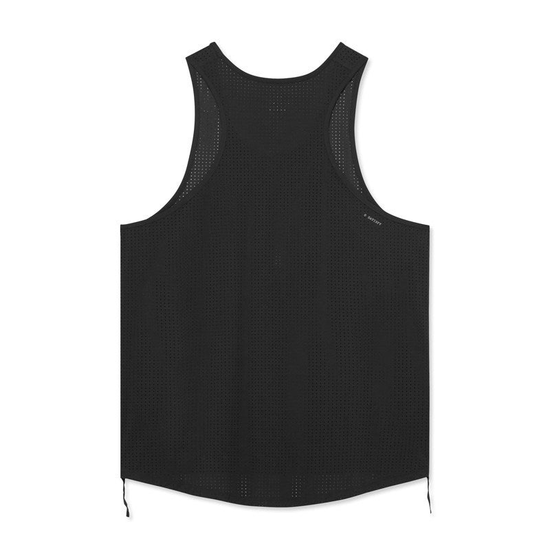 Satisfy Space-O Singlet (Black/Cream)