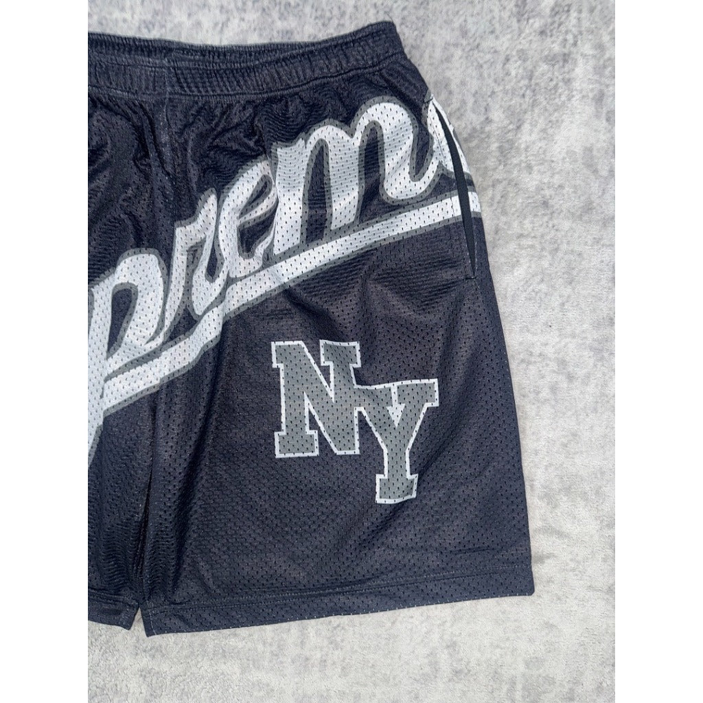 Big Script Mesh Short - Supreme