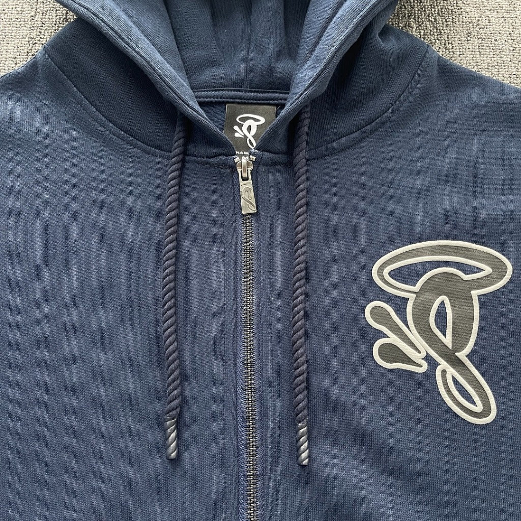 SYNA OG 2.0 ZIP-UP JACKET / JOGGER / OPEN HEM - NAVY