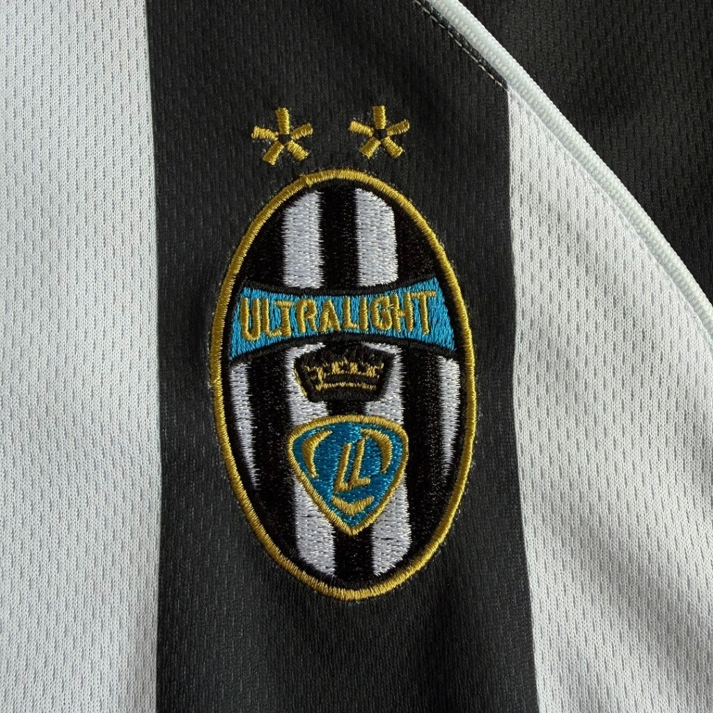 JUVE LONGSLEEVE JERSEY WHITE/BLACK - ultralight london UK