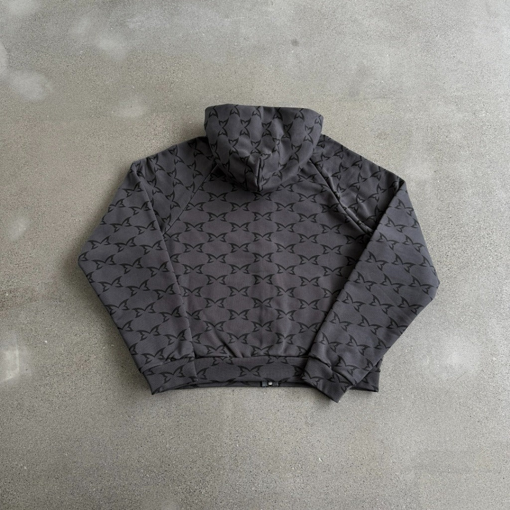 MERTRA Monogram Grey Hoodie