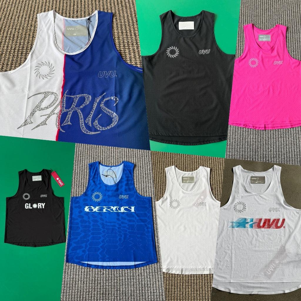 UVU Running Vest (All Cities) - Paris/London/Chicago/Berlin/Black/Whte/Pink