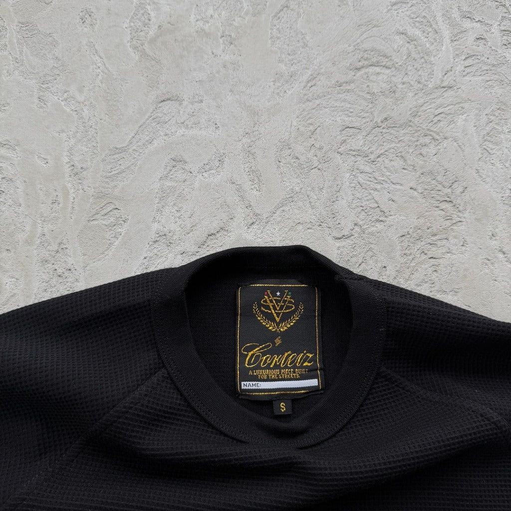 Raglan Waflle Thermal LS Tee - CRTZ.XYZ
