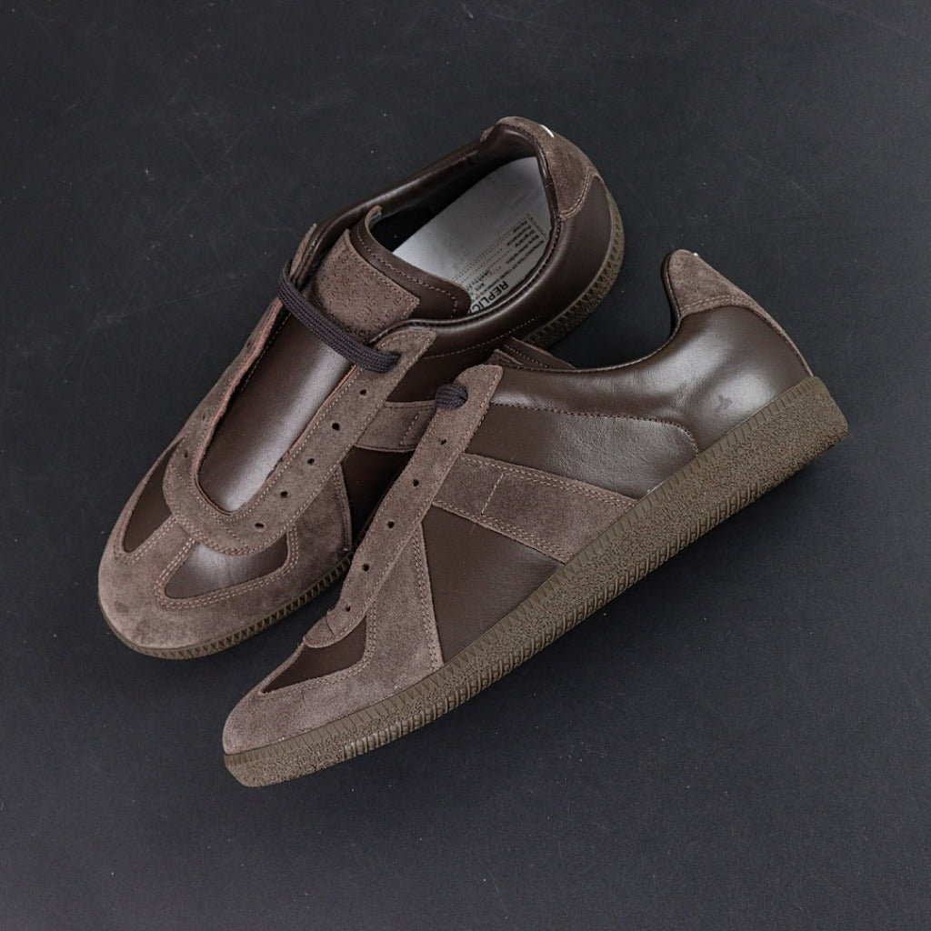 Maison Margiela Calfskin Replica Sneakers (GATS) - Brown - BNIB 100%