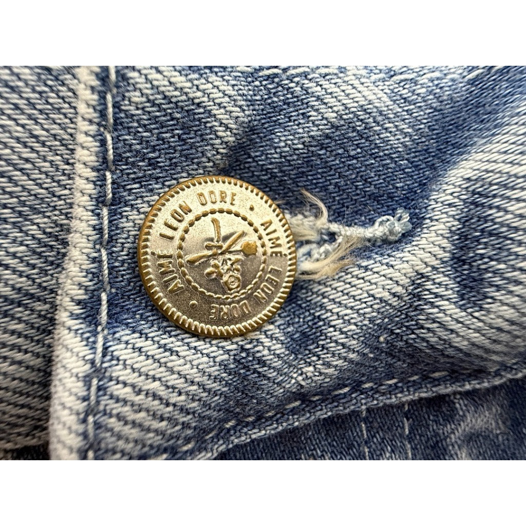 Aime Leon Dore New York Mets Denim Shorts 'Light Wash'