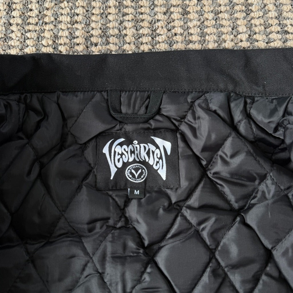 Last Supper Embroidered Work Jacket by Vescartes