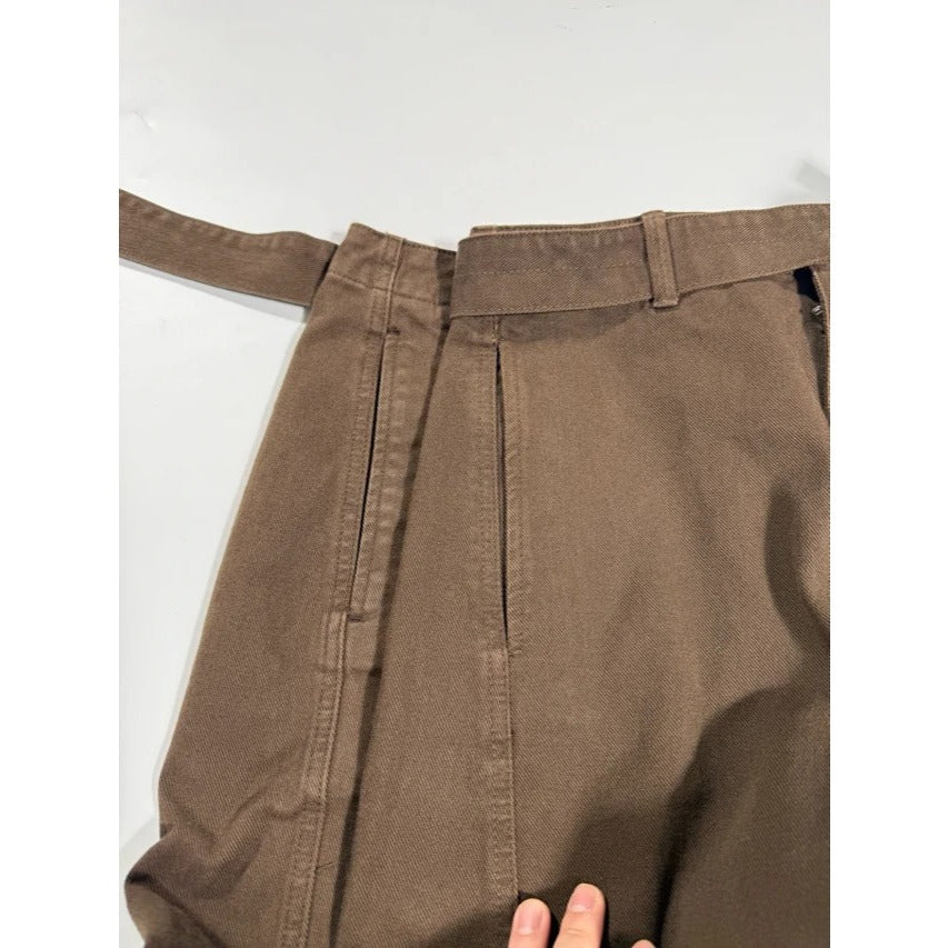 Le'maire Twisted Belted Pants 'Espresso'