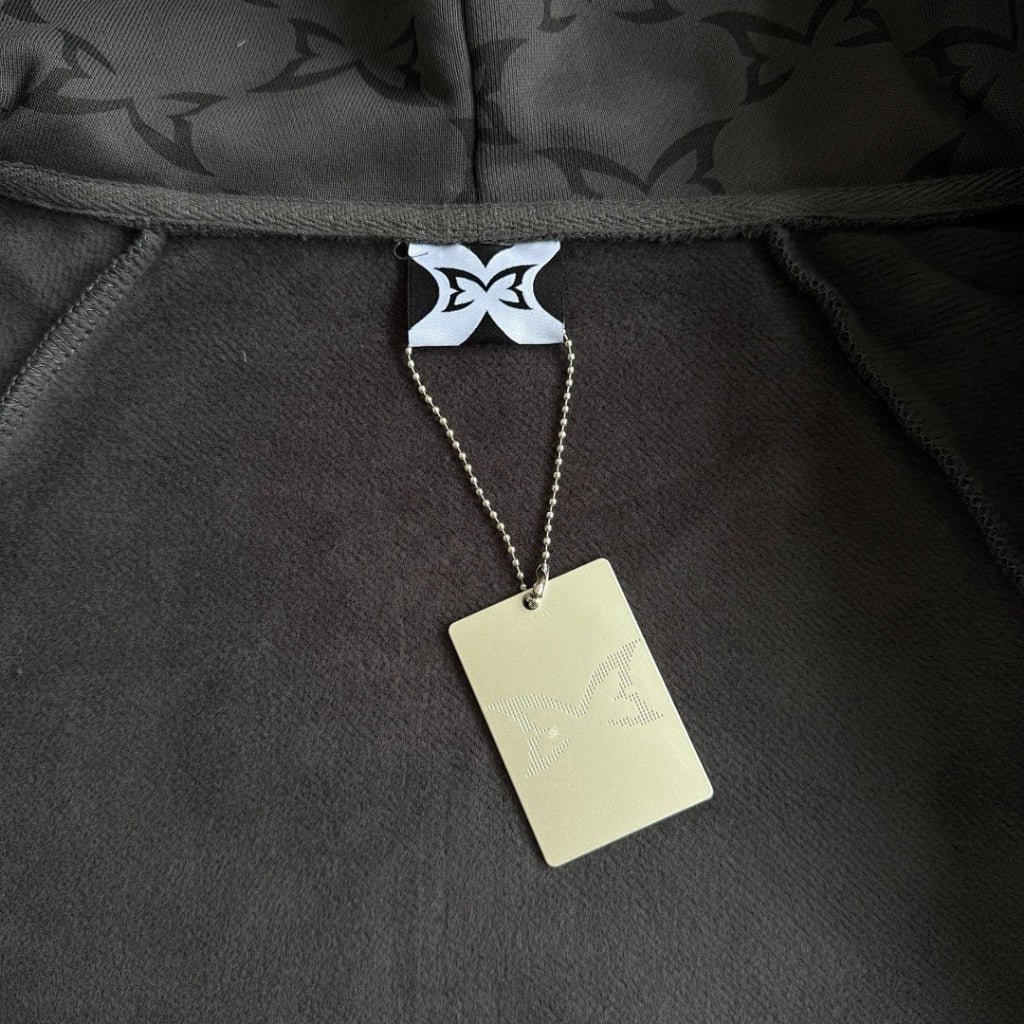 MERTRA Monogram Grey Hoodie