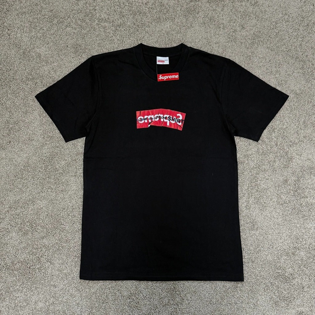 Comme Des Garcons x SP Box Logo Tee Black
