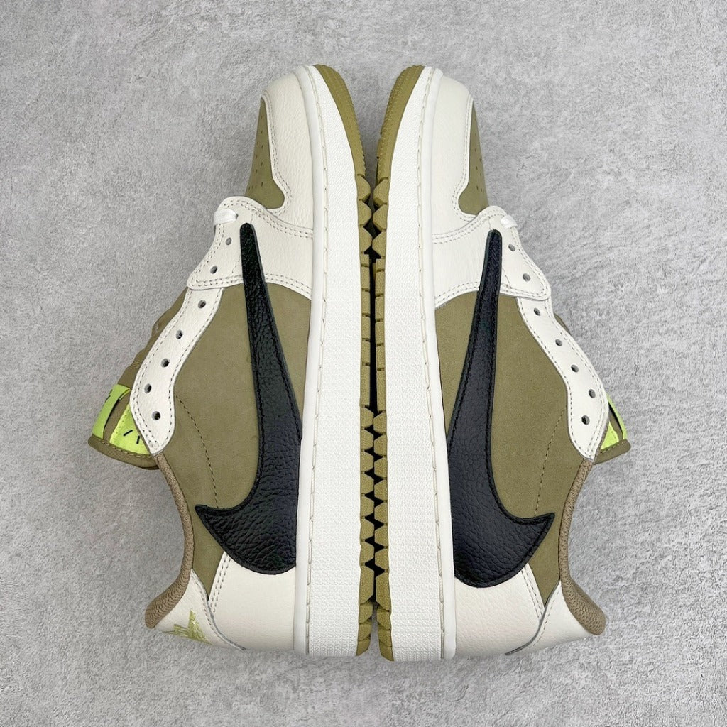 Travis Scott x Air Jordan 1 Low Golf 'Neutral Olive' FZ3124-200