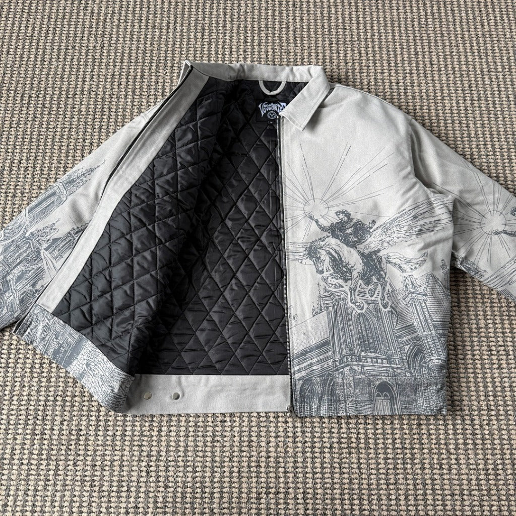 Hercules Embroidery Work Jacket - Vescartes