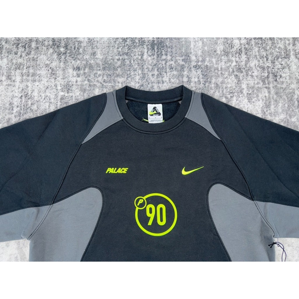 PLC x Nike Total P90 Crew Sweatshirt - Grey/Grey Marl/Black [100% Brand New In Plastic]
