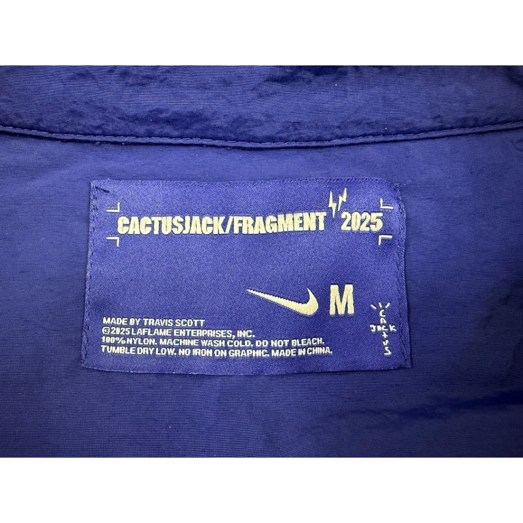 Travis Scott Cactus Jack x Fragment x NK Tokyo Windbreaker Zip Jacket/Pants/Set - Navy