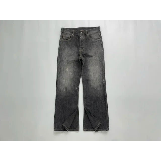Acne Studios - 2021M Black Grey Splatter Vintage Jeans