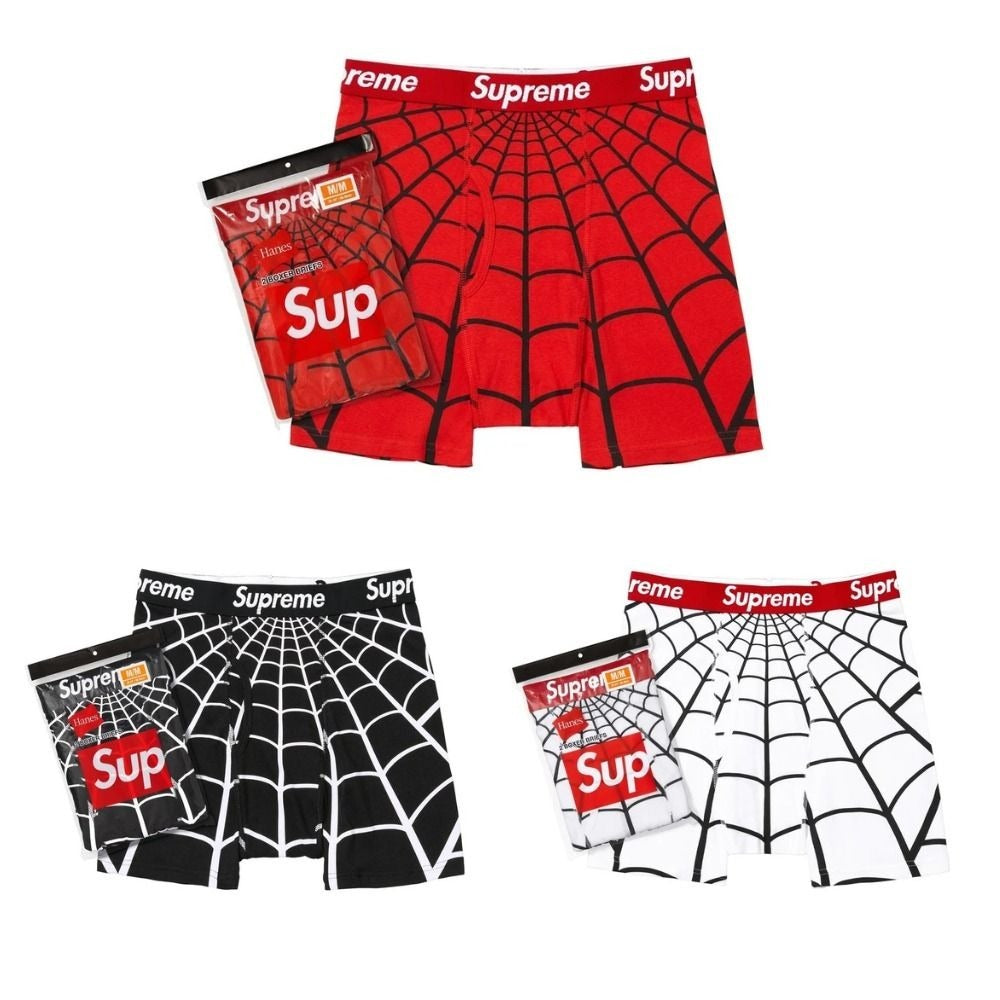 SUP. Hanes x Spider-Man Boxer Briefs (2 Pack)