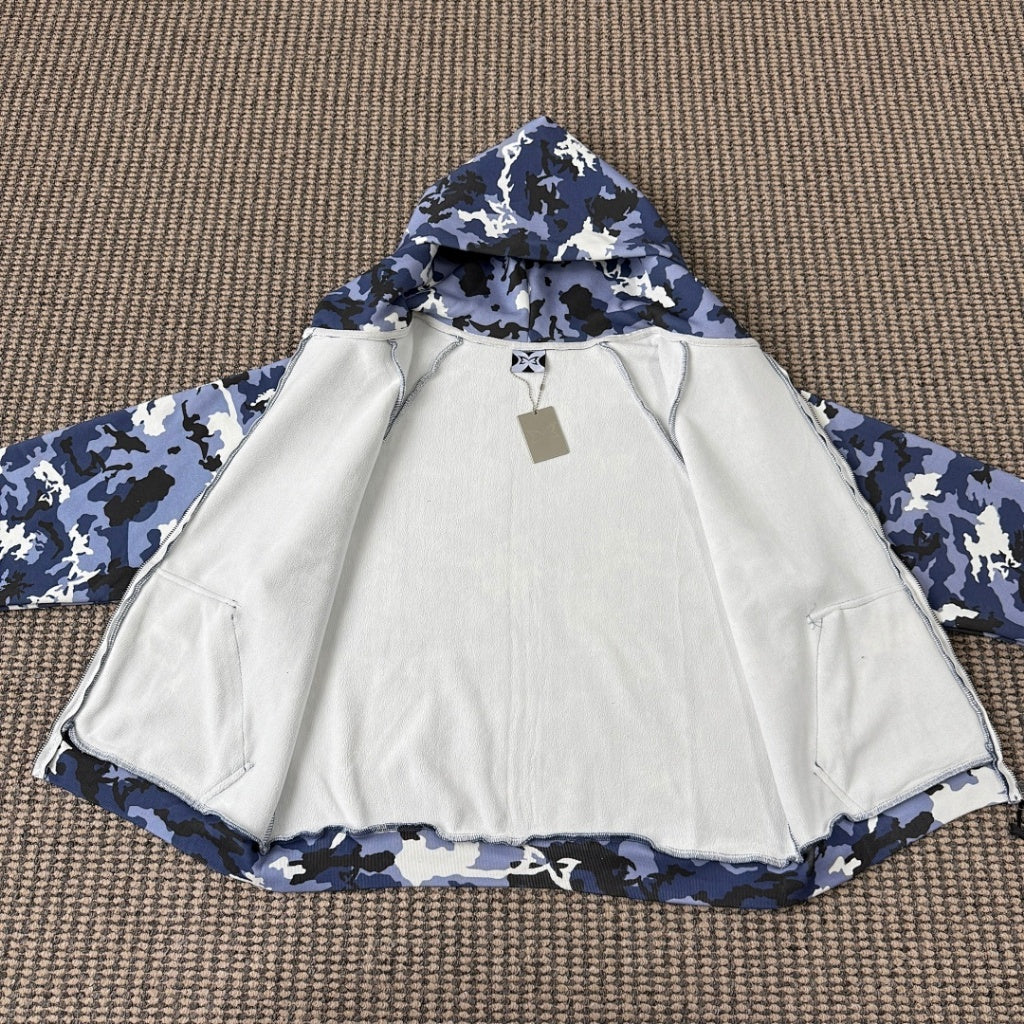 Mertra - Terrain Camo Zip-Up Hoodie