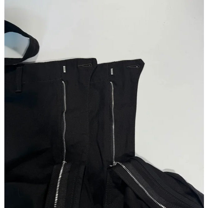 Le'maire Twisted Belted Pants Heavy Denim Black