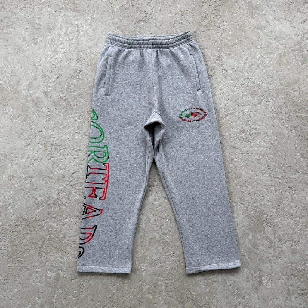 DNM TRS X CRTZ.XYZ - COR*TEARS ROYALE GREY ZIPPER HOODIE/PANTS/SET